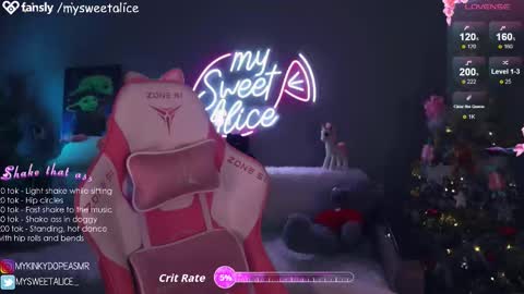 Snapshot of my__sweet__alice chatting on December 16, 8:19 am mysweetalice online show from December 16, 8:19 am