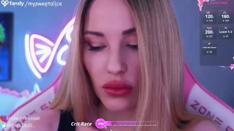 Snapshot of my__sweet__alice chatting on March 2, 6:47 am mysweetalice online show from March 2, 6:47 am