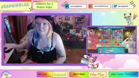Snapshot of nerdgibbler chatting on July 8, 3:27 pm NerdGibbler online show from July 8, 3:27 pm