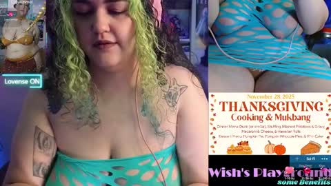 Snapshot of nevermakeawish chatting on November 21, 7:40 am Wishs Playground online show from November 21, 7:40 am