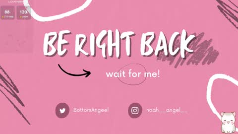 Snapshot of noah__angel chatting on February 23, 9:33 am Brayan online show from February 23, 9:33 am