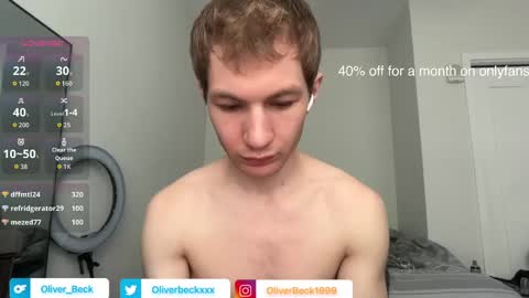 Oliver Beck online show from May 1, 6:56 pm