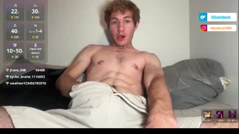 Snapshot of oliver_beck chatting on July 6, 3:14 am Oliver Beck online show from July 6, 3:14 am