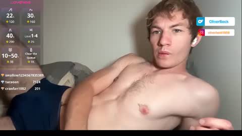 Snapshot of oliver_beck chatting on July 14, 3:55 am Oliver Beck online show from July 14, 3:55 am