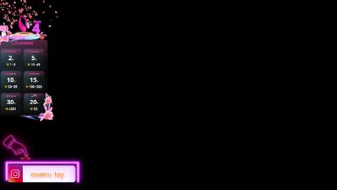 osamu_tay online show from June 30, 3:07 am