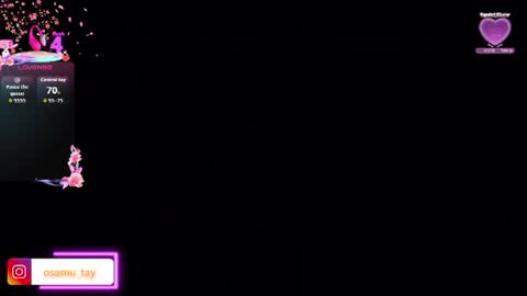 osamu_tay online show from July 13, 3:20 am