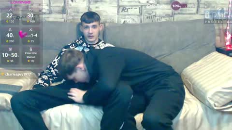 Max tall dark-haired guy with tattoos and Phil blond-haired online show from April 24, 2:36 am