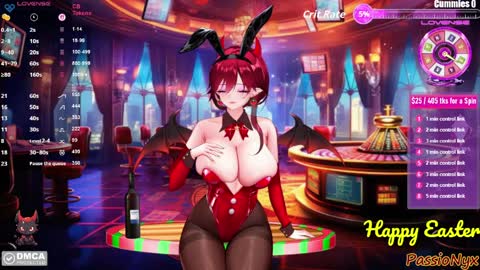 Snapshot of passionyx chatting on April 7, 2:12 am Succubus Nyx online show from April 7, 2:12 am