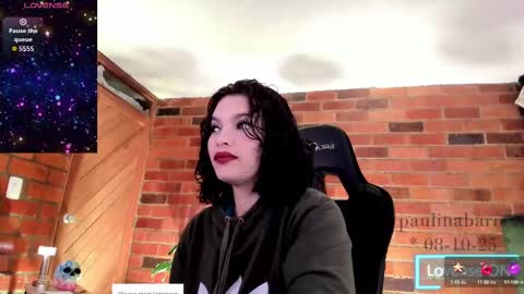 Snapshot of paulinabarnett_ chatting on October 8, 9:51 am Paulina online show from October 8, 9:51 am