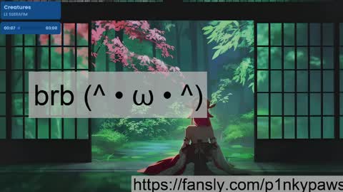 Snapshot of pinkypaws chatting on May 23, 9:41 pm miko online show from May 23, 9:41 pm