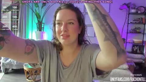 Snapshot of rach_oneill chatting on November 21, 3:11 pm Rach ONeill online show from November 21, 3:11 pm