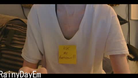 Snapshot of rainydayem chatting on July 6, 3:58 am RainyDayEm online show from July 6, 3:58 am