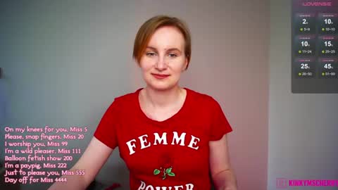 Snapshot of randycherry chatting on June 21, 2:30 pm Cherry Miss Cherry online show from June 21, 2:30 pm