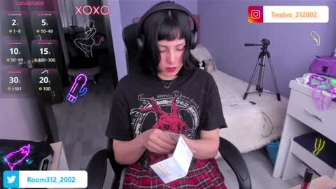 Snapshot of room312_ chatting on January 3, 6:24 pm Twelve 3 Inst Twelve 312002 Twitter Room312 2002 online show from January 3, 6:24 pm