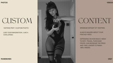 Snapshot of rosiebones chatting on June 20, 10:34 pm Rosie Bones online show from June 20, 10:34 pm