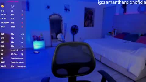 Snapshot of samantha_rolon chatting on June 24, 2:10 am Samatha online show from June 24, 2:10 am