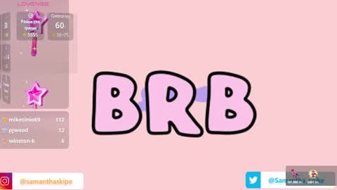 Snapshot of samantha_spike chatting on January 19, 5:58 am Samantha online show from January 19, 5:58 am