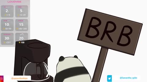 Snapshot of samantha_spike chatting on March 3, 3:09 pm Samantha online show from March 3, 3:09 pm