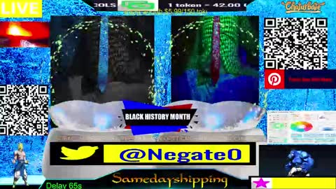 Snapshot of samedayshipping chatting on February 24, 10:15 am OmniNegate online show from February 24, 10:15 am