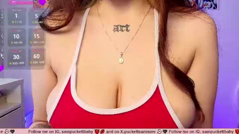Snapshot of sampuckettbaby chatting on July 6, 3:25 pm sampuckettbaby online show from July 6, 3:25 pm