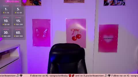 Snapshot of sampuckettbaby chatting on July 21, 1:08 am sampuckettbaby online show from July 21, 1:08 am