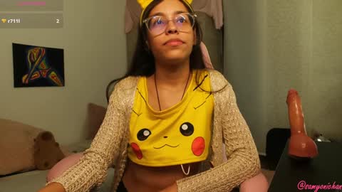 Snapshot of samyonichan chatting on January 10, 4:44 am Special show on 17 december and 23 UwU online show from January 10, 4:44 am