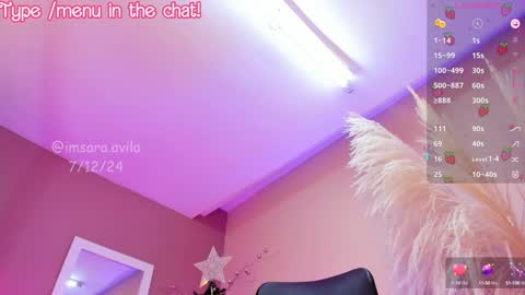 SaraAvila  online show from December 8, 11:24 am