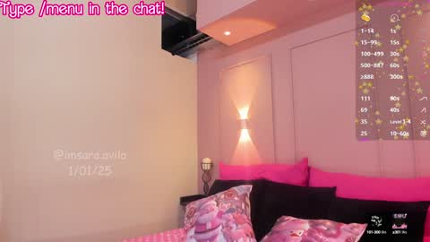 SaraAvila  online show from January 1, 11:07 pm