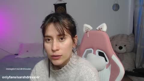 Snapshot of sarahdressler chatting on October 15, 7:14 pm sarahdressler online show from October 15, 7:14 pm