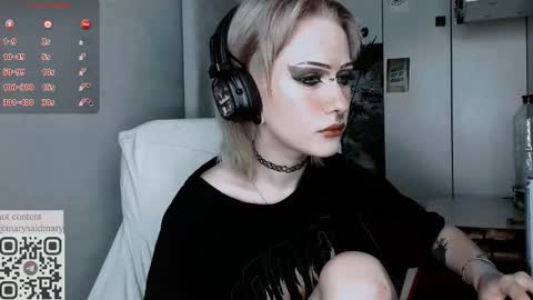 Snapshot of say_mary chatting on September 13, 1:27 am pronoun she. name Mary. age 21. online show from September 13, 1:27 am