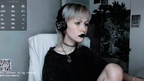 Snapshot of say_mary chatting on October 15, 12:44 am pronoun she. name Mary. age 21. online show from October 15, 12:44 am