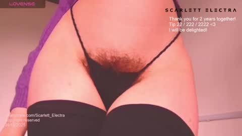 SCARLETT ELECTRA  -  online show from October 4, 1:42 pm