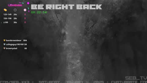 Sebastian online show from January 4, 11:59 pm