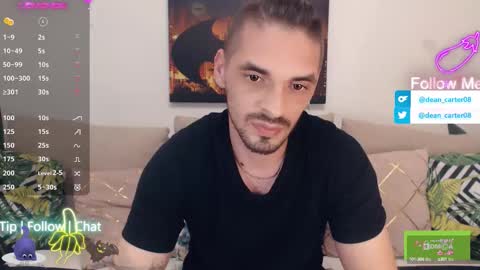 Snapshot of secret_sir chatting on September 18, 10:34 pm Dean Carter online show from September 18, 10:34 pm