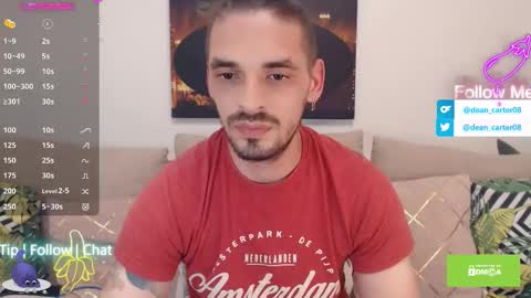 Snapshot of secret_sir chatting on September 20, 10:22 pm Dean Carter online show from September 20, 10:22 pm