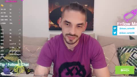 Snapshot of secret_sir chatting on October 10, 10:09 pm Dean Carter online show from October 10, 10:09 pm