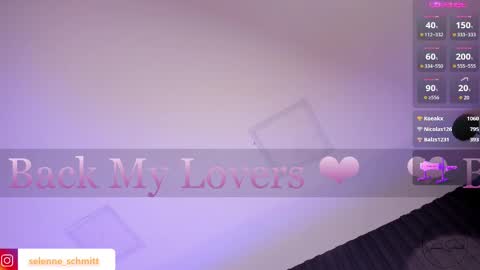 Snapshot of selenne_schmitt chatting on March 5, 7:06 pm Selenne online show from March 5, 7:06 pm