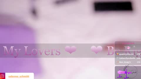 Snapshot of selenne_schmitt chatting on March 12, 7:06 pm Selenne online show from March 12, 7:06 pm