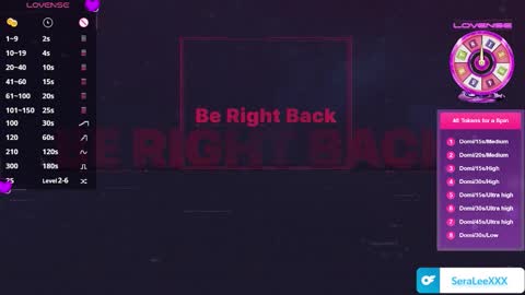 SeraLeeXXX online show from March 5, 6:59 pm