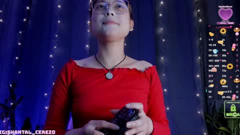 Snapshot of shantalcerezo chatting on December 13, 8:26 pm Cat-FOLLOWME and we talk IGshantal cerezo online show from December 13, 8:26 pm
