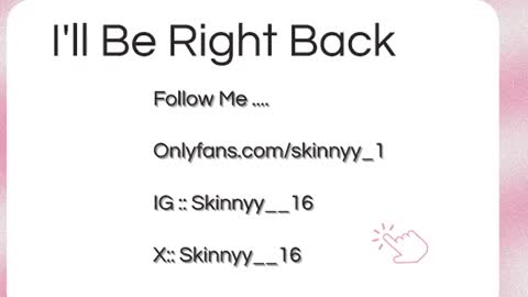 Skinnyy   online show from July 26, 10:00 am