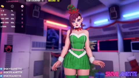 Snapshot of skyeanette chatting on December 9, 2:02 am SkyeAnette online show from December 9, 2:02 am