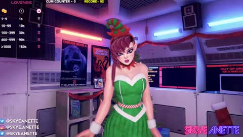 Snapshot of skyeanette chatting on December 13, 2:10 am SkyeAnette online show from December 13, 2:10 am