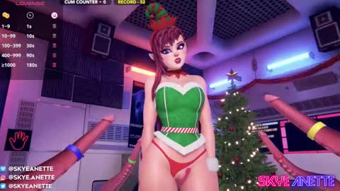 Snapshot of skyeanette chatting on December 16, 2:15 am SkyeAnette online show from December 16, 2:15 am