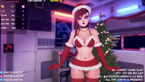 Snapshot of skyeanette chatting on December 22, 2:06 am SkyeAnette online show from December 22, 2:06 am