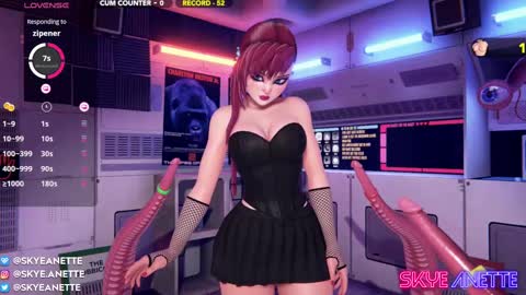 Snapshot of skyeanette chatting on January 11, 2:09 am SkyeAnette online show from January 11, 2:09 am