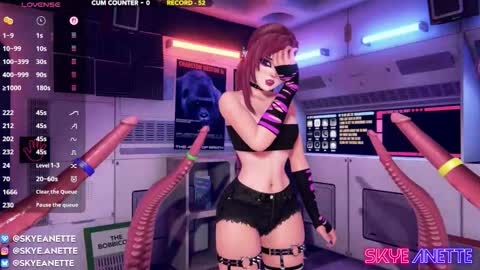 Snapshot of skyeanette chatting on September 21, 1:18 am SkyeAnette online show from September 21, 1:18 am