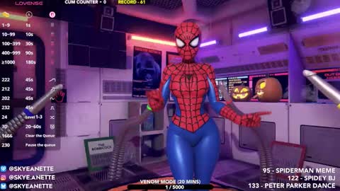 Snapshot of skyeanette chatting on November 1, 1:18 am SkyeAnette online show from November 1, 1:18 am