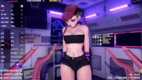 Snapshot of skyeanette chatting on November 29, 2:14 am SkyeAnette online show from November 29, 2:14 am