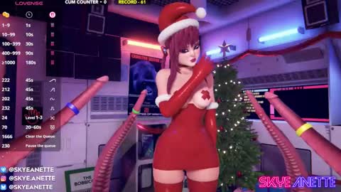 Snapshot of skyeanette chatting on December 15, 2:16 am SkyeAnette online show from December 15, 2:16 am